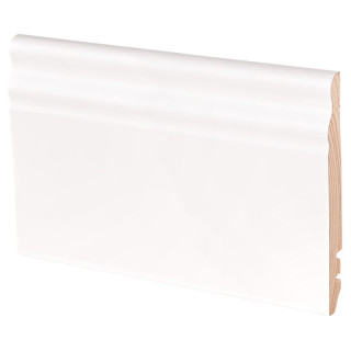 Battiscopa DUCALE AYOUS LACC. BIANCO 140x15